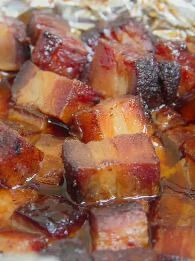 Candied Pork Belly Cubes