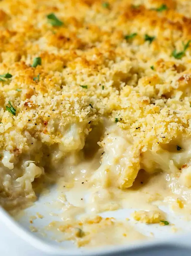 Vegan Cauliflower Cheese