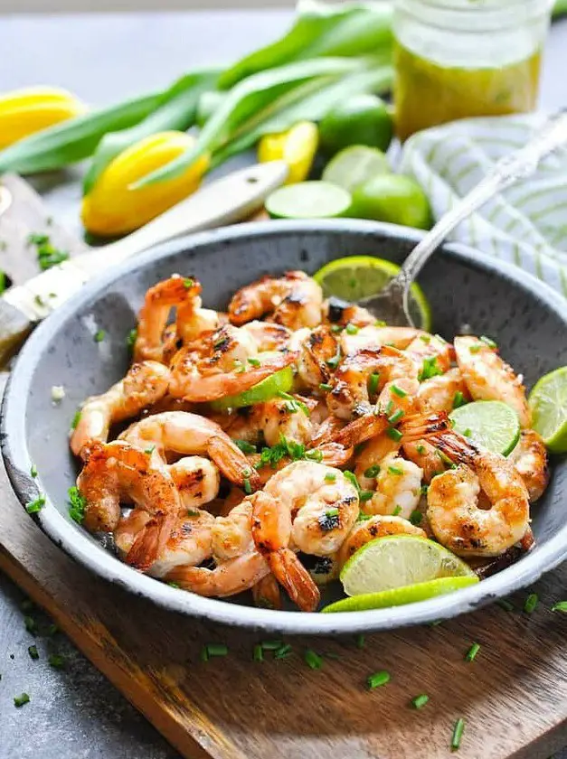 Grilled Honey Lime Shrimp