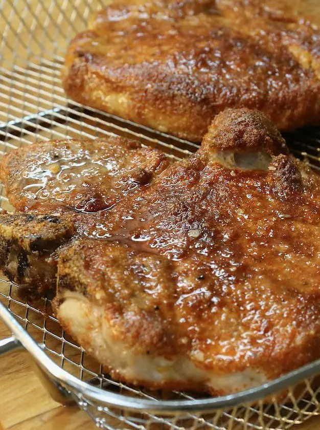 Air Fryer Bone in Pork Chops