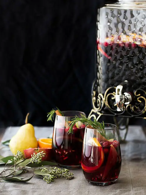 Winter Red Sangria