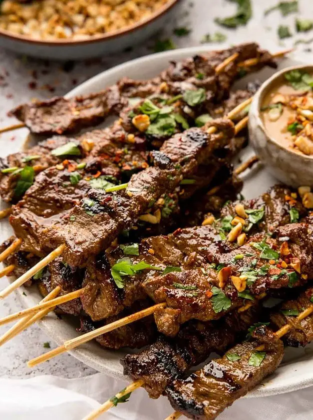 Grilled Beef Satay