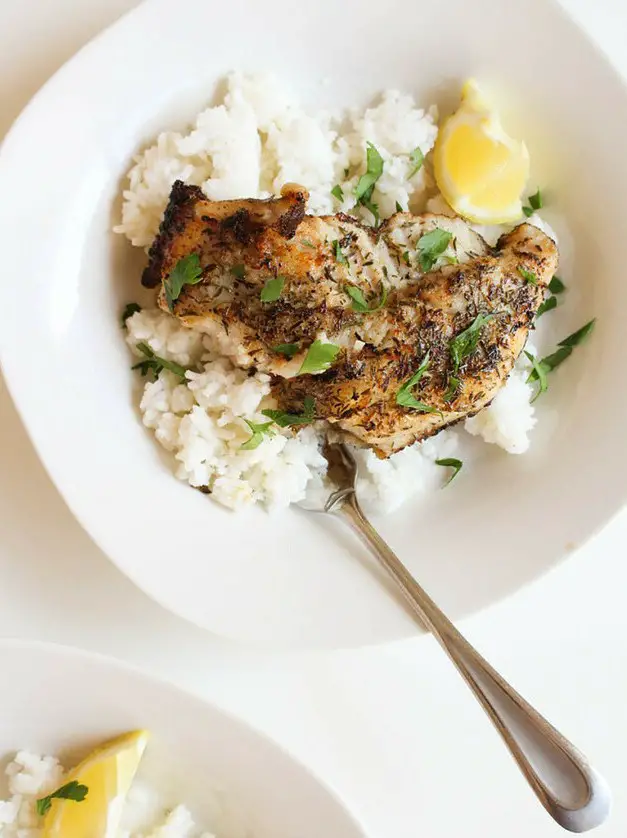 Pan-Seared Lemon Herb Catfish