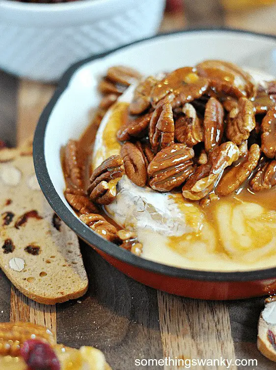 Pecan Praline Baked Brie