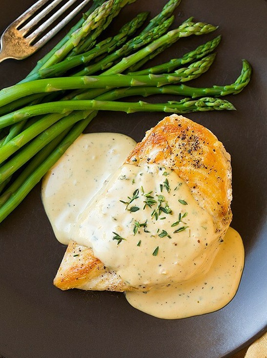 Skillet Chicken with Mustard Cream Sauce