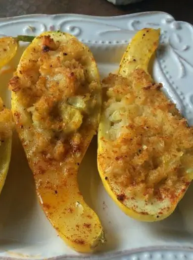 Stuffed Yellow Squash