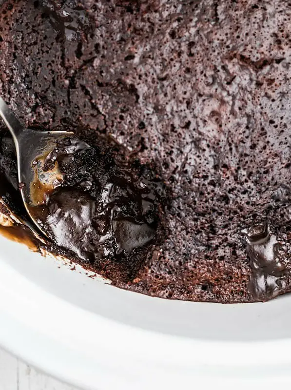 Slow Cooker Chocolate Lava Cake