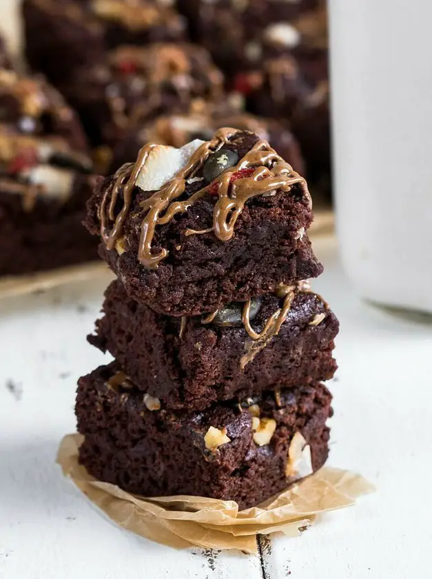 Fluffy Vegan Aquafaba Brownies