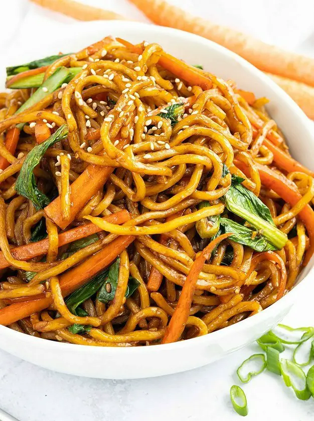 Vegan Asian Sesame Noodles