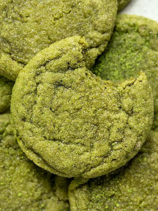 Vegan Matcha Sugar Cookies