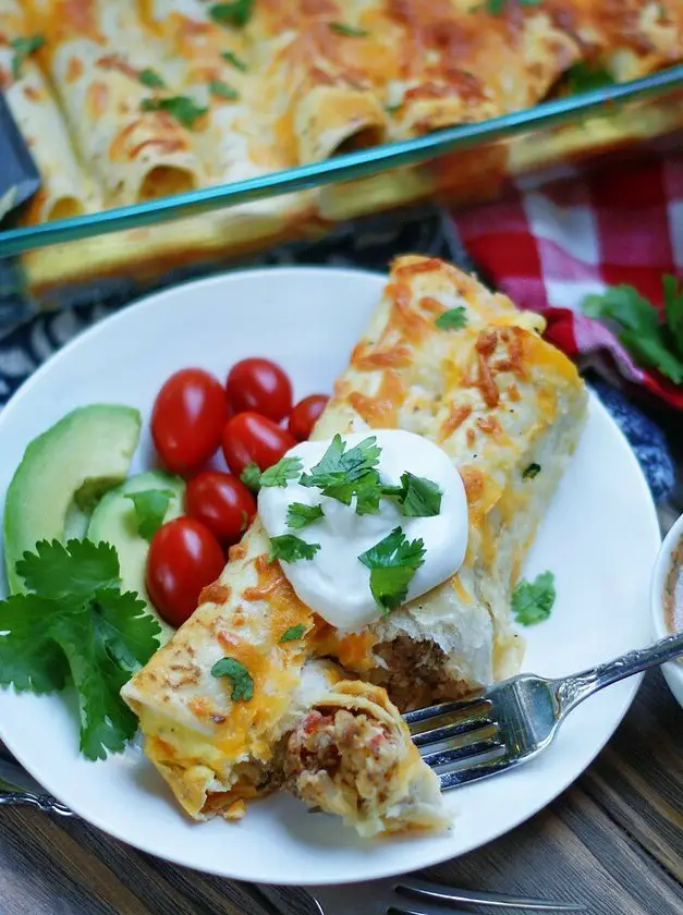 Overnight Breakfast Burrito Casserole