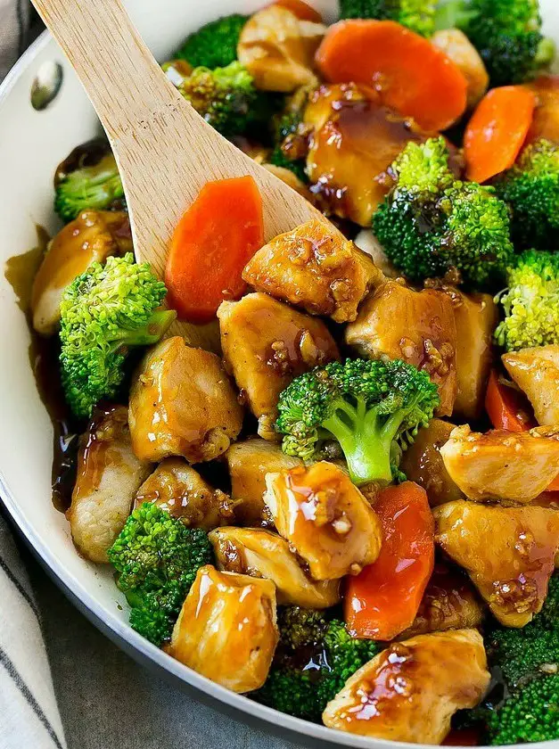 Honey Garlic Chicken Stir Fry