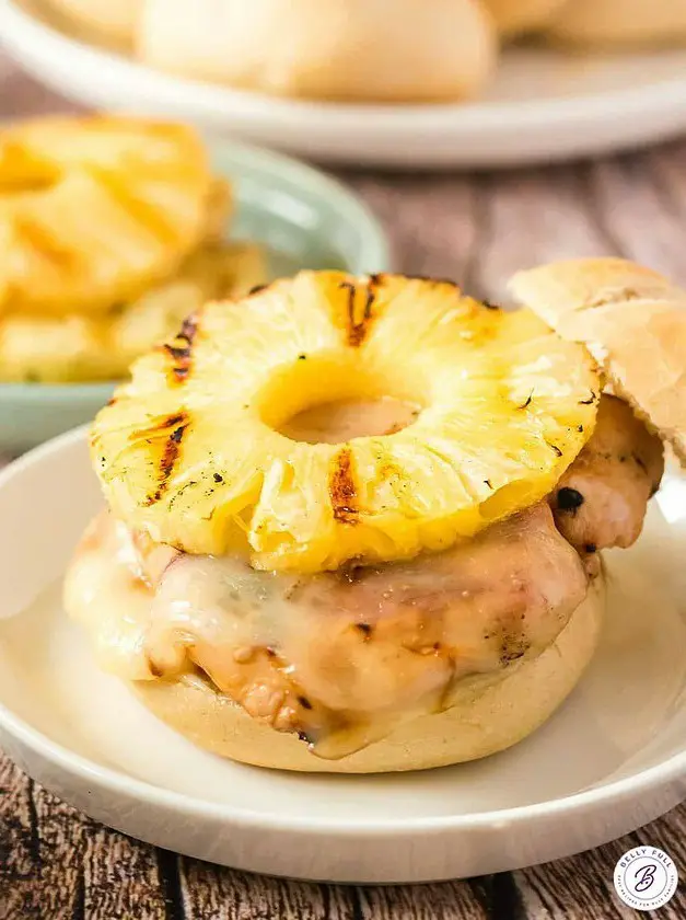 Grilled Hawaiian Chicken Sandwiches