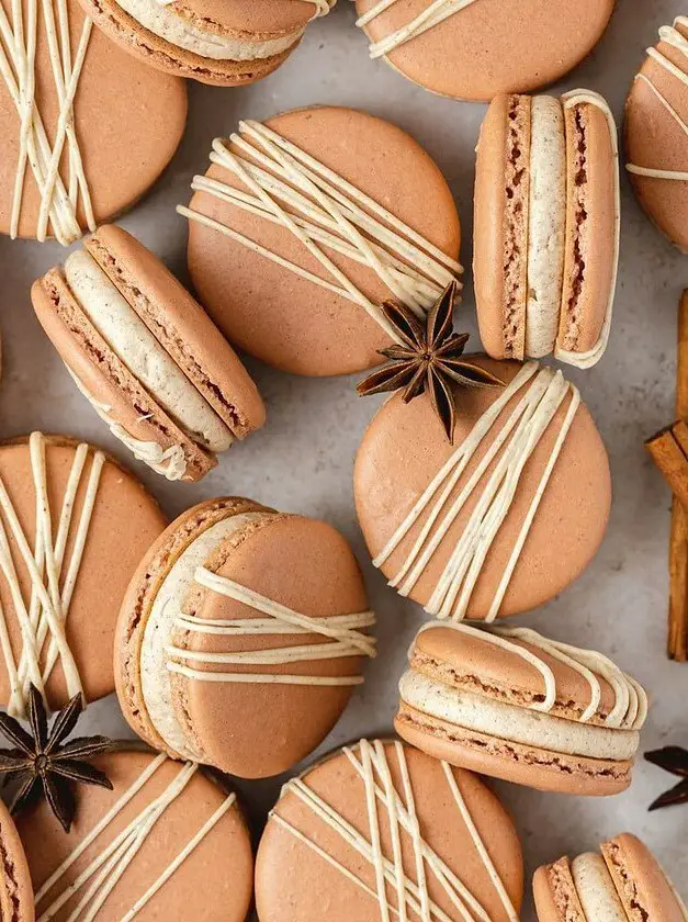 Chai Spiced Macarons