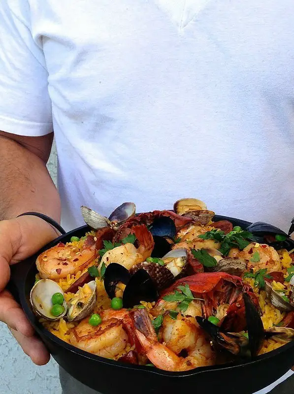 Spanish Seafood Paella