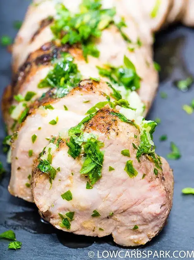 Garlic Butter Pork Tenderloin