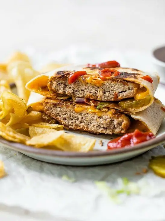 Cheeseburger Crunch Wrap