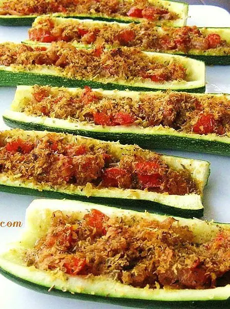 Vegan Stuffed Zucchini