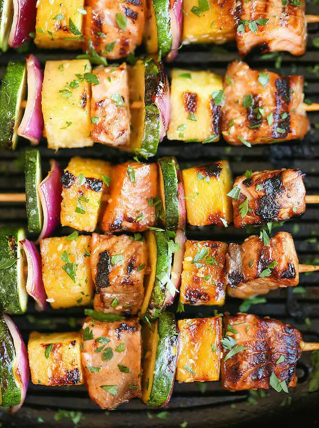 Asian Salmon Kabobs