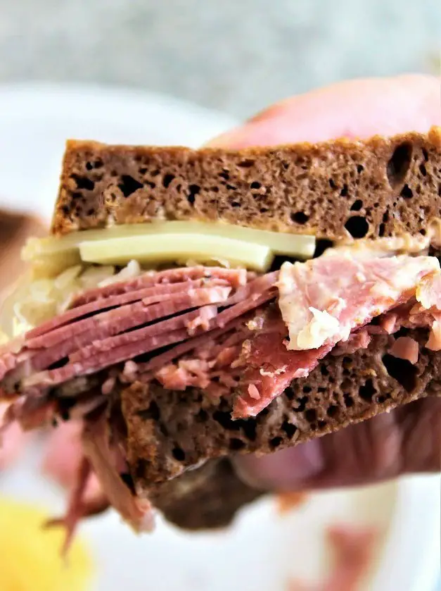 Gluten Free Mock Rye Bread & Reuben Sandwich