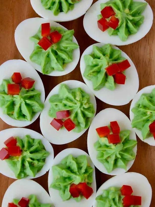 Christmas Deviled Eggs