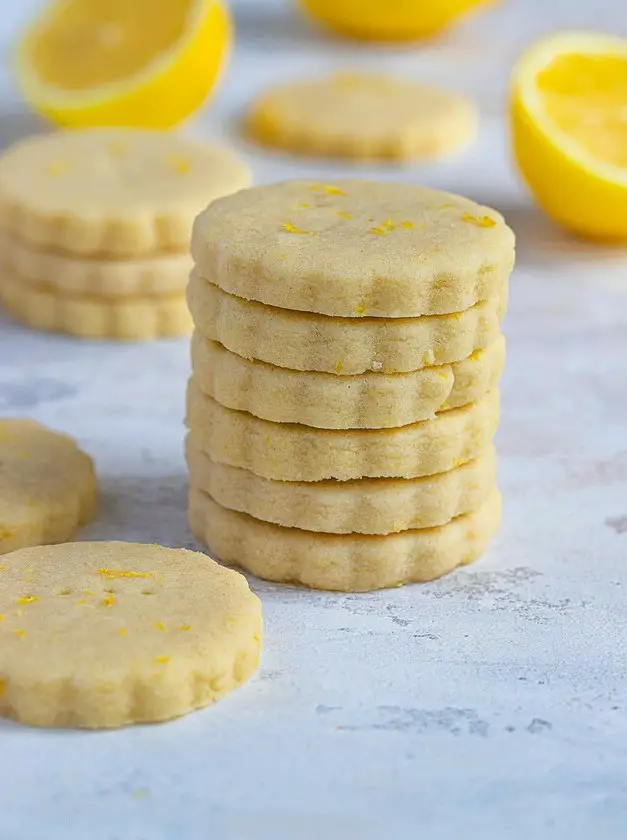 Lemon Shortbread Cookies