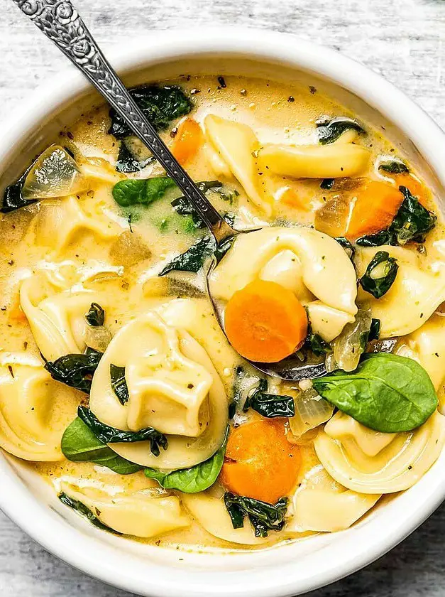 Creamy Tortellini Soup