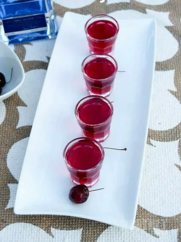 Tequila-Soaked Cherry Bombs