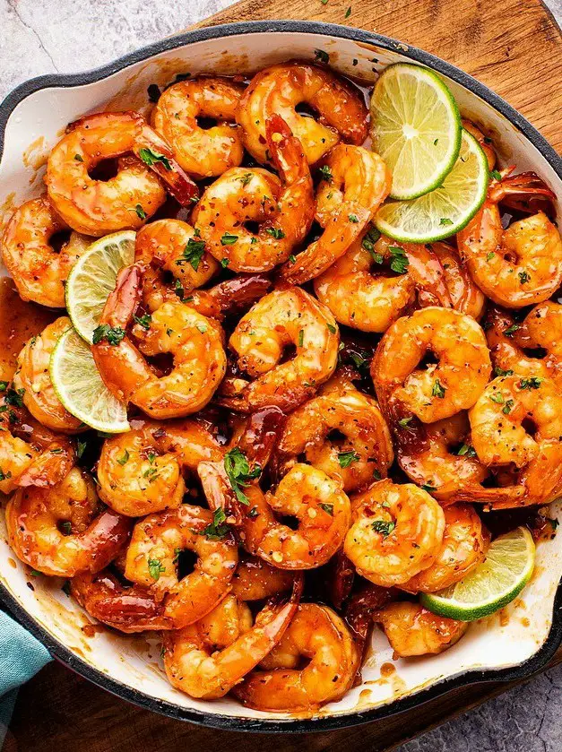 Spicy Honey Lime Shrimp