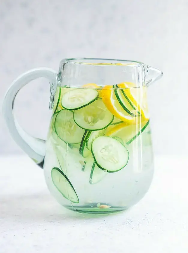 Cucumber Lemon Water