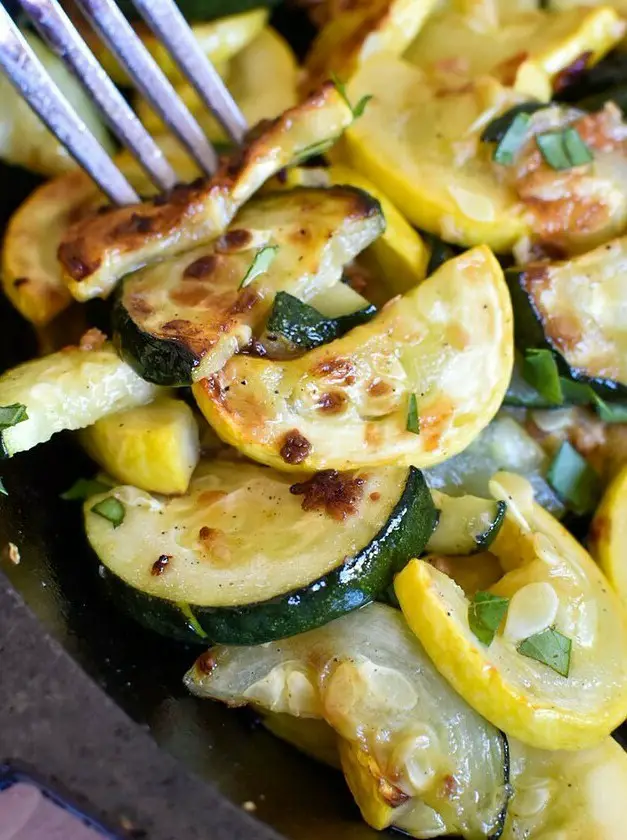 Sauteed Zucchini and Yellow Squash