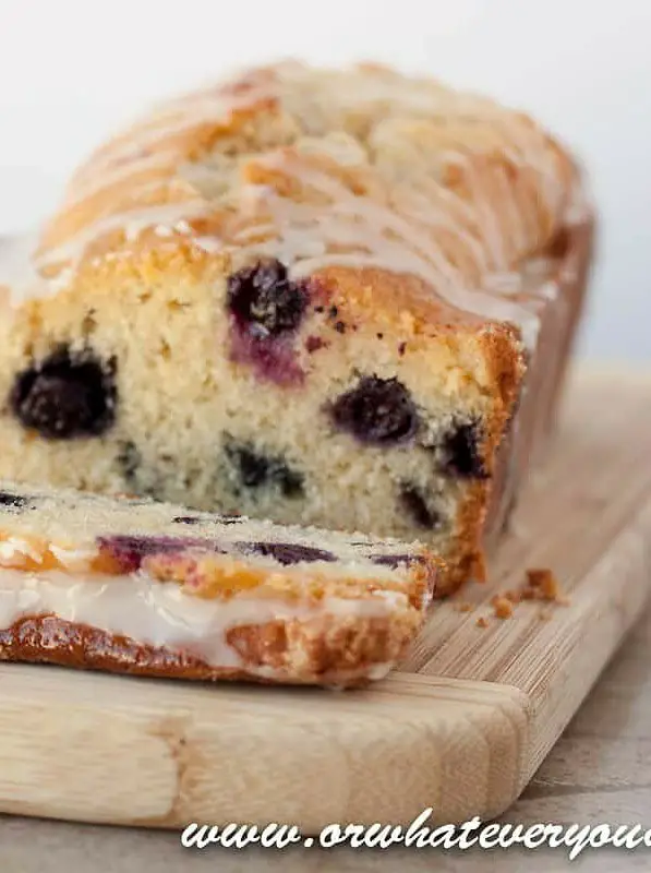 Meyer Lemon Blueberry Bread