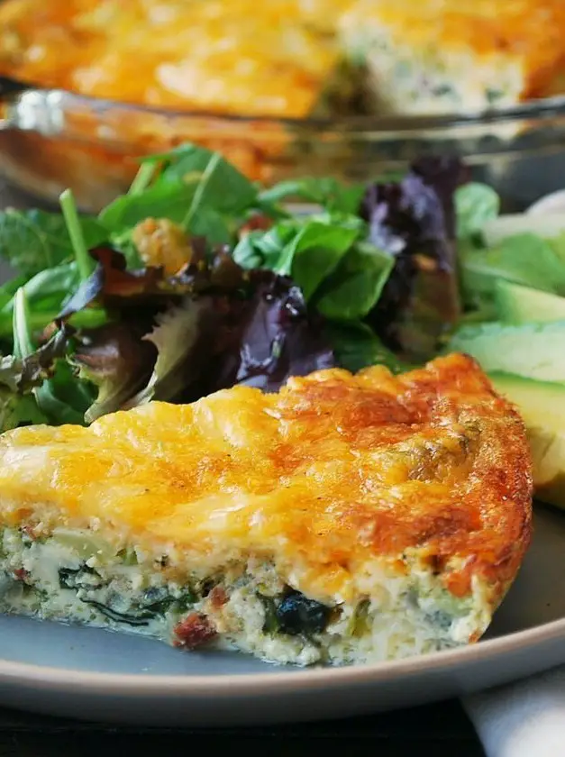 Loaded Crustless Quiche