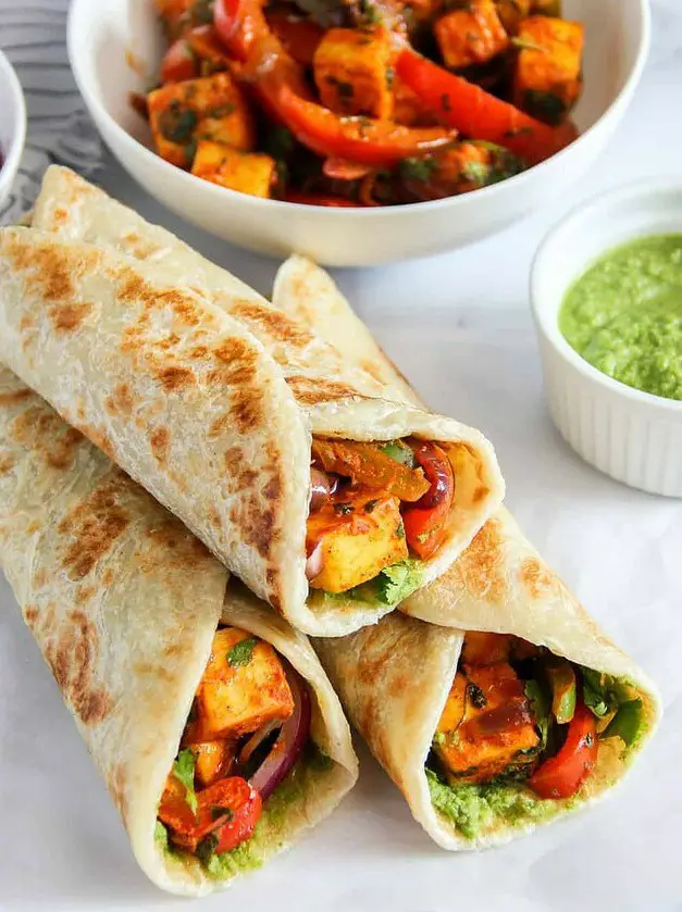 Paneer Kathi Rolls