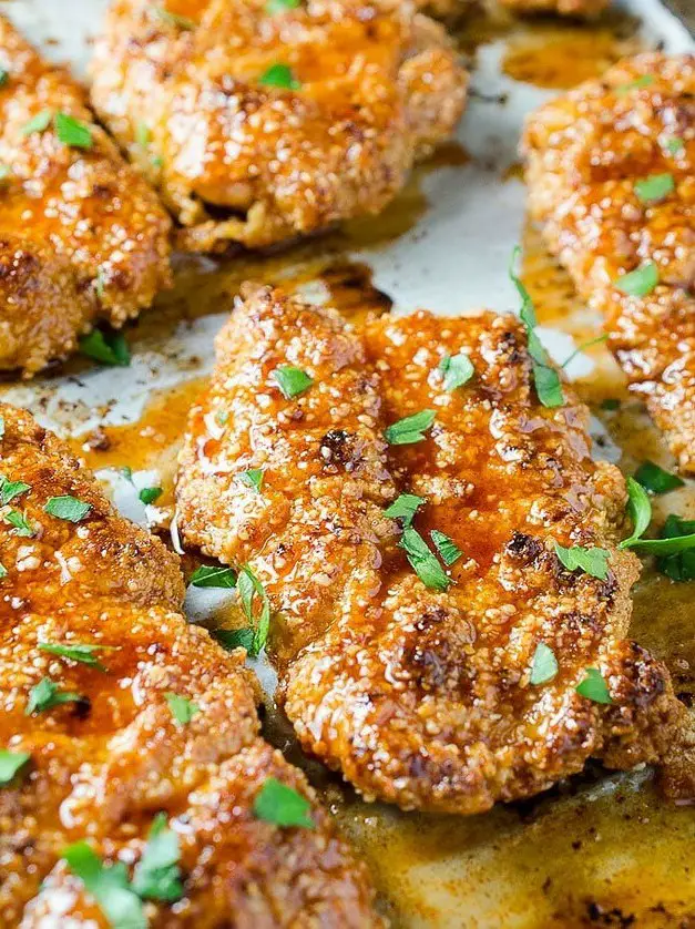 Sweet and Spicy Paleo Chicken Fingers