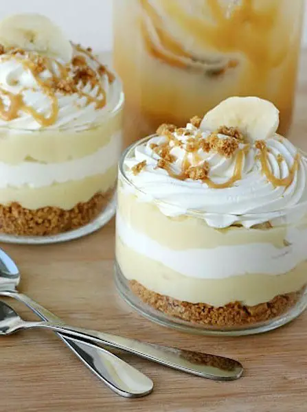 Banana Caramel Cream Dessert