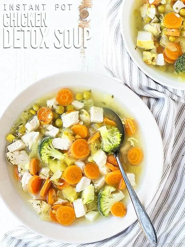 Detox Chicken Noodle Soup