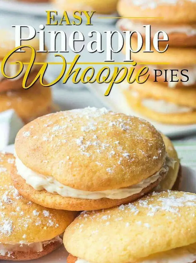 Pineapple Whoopie Pies