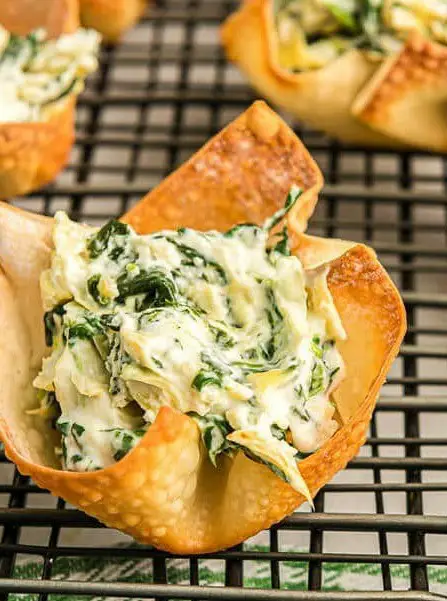 Spinach Artichoke Cups