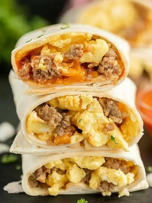 Freezer Breakfast Burritos