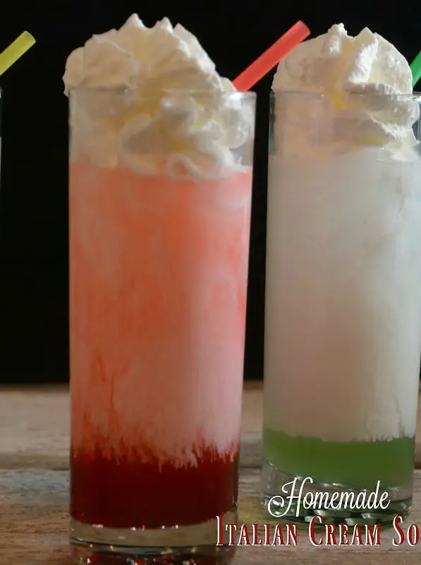 Homemade Italian Cream Sodas