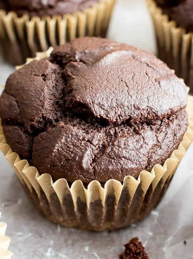 Gluten Free Vegan Dark Chocolate Muffins