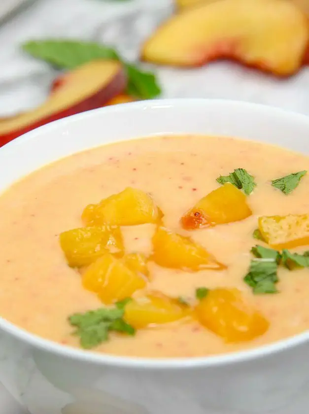 Chilled Peach Soup