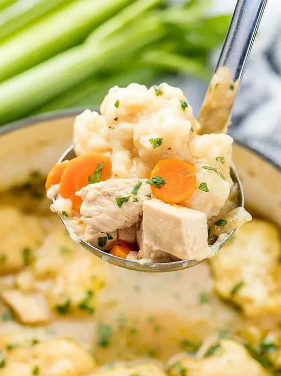 Old Fashioned Chicken and Dumplings