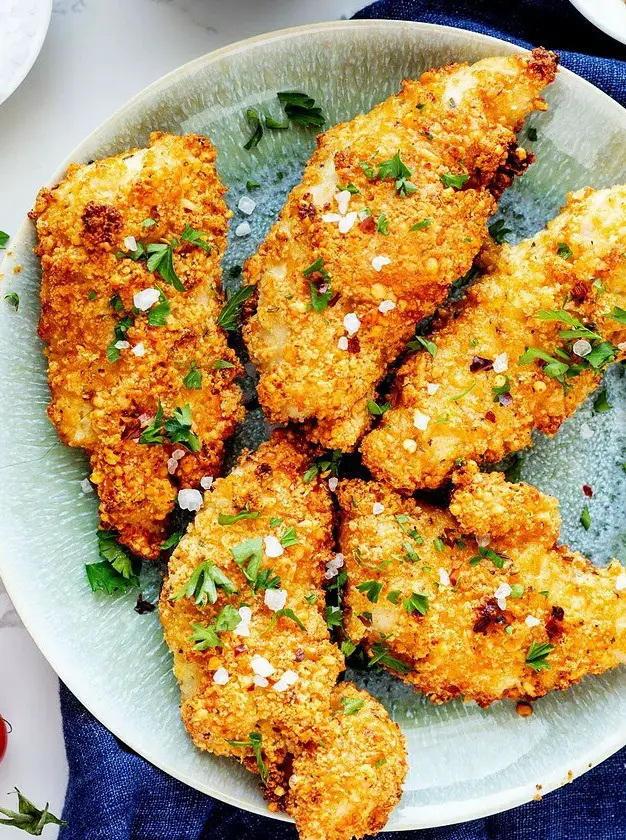 Crispy Keto Air Fryer Chicken Tenders