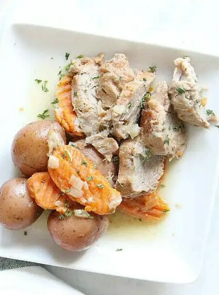 Instant Pot Pork Tenderloin with Potatoes and Carrots