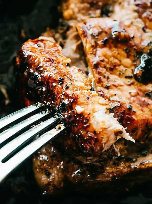 Honey Garlic Baked Pork Chops