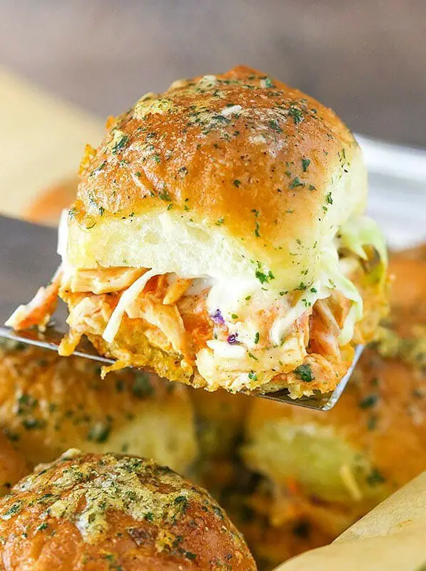 Baked Buffalo Chicken Sliders