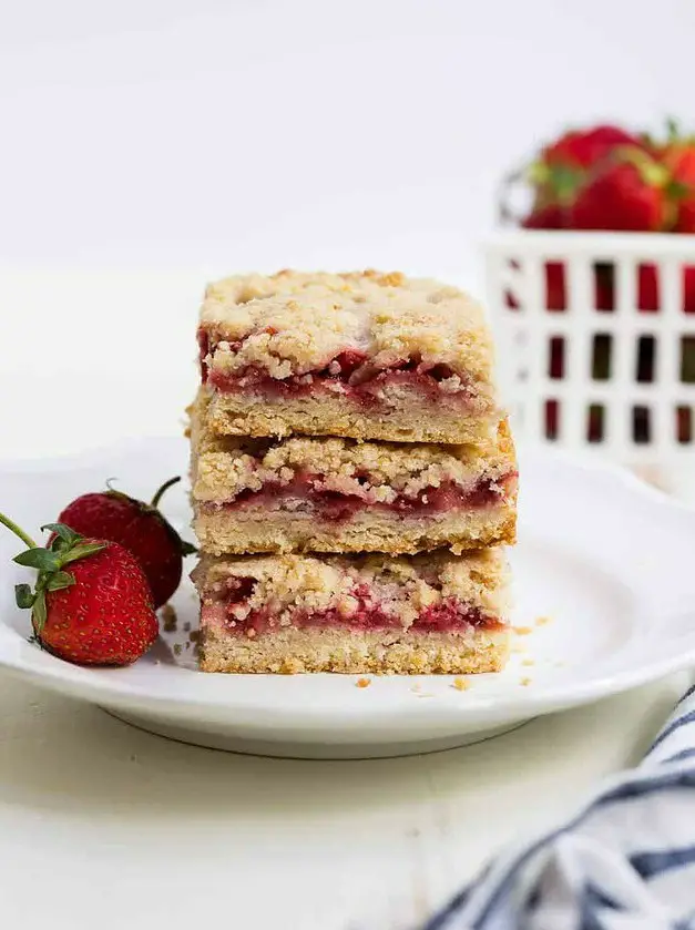 Strawberry Crumb Bars