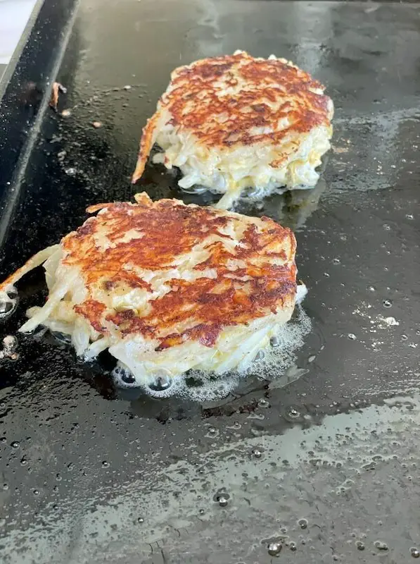 Hash Brown Casserole Griddle Cakes